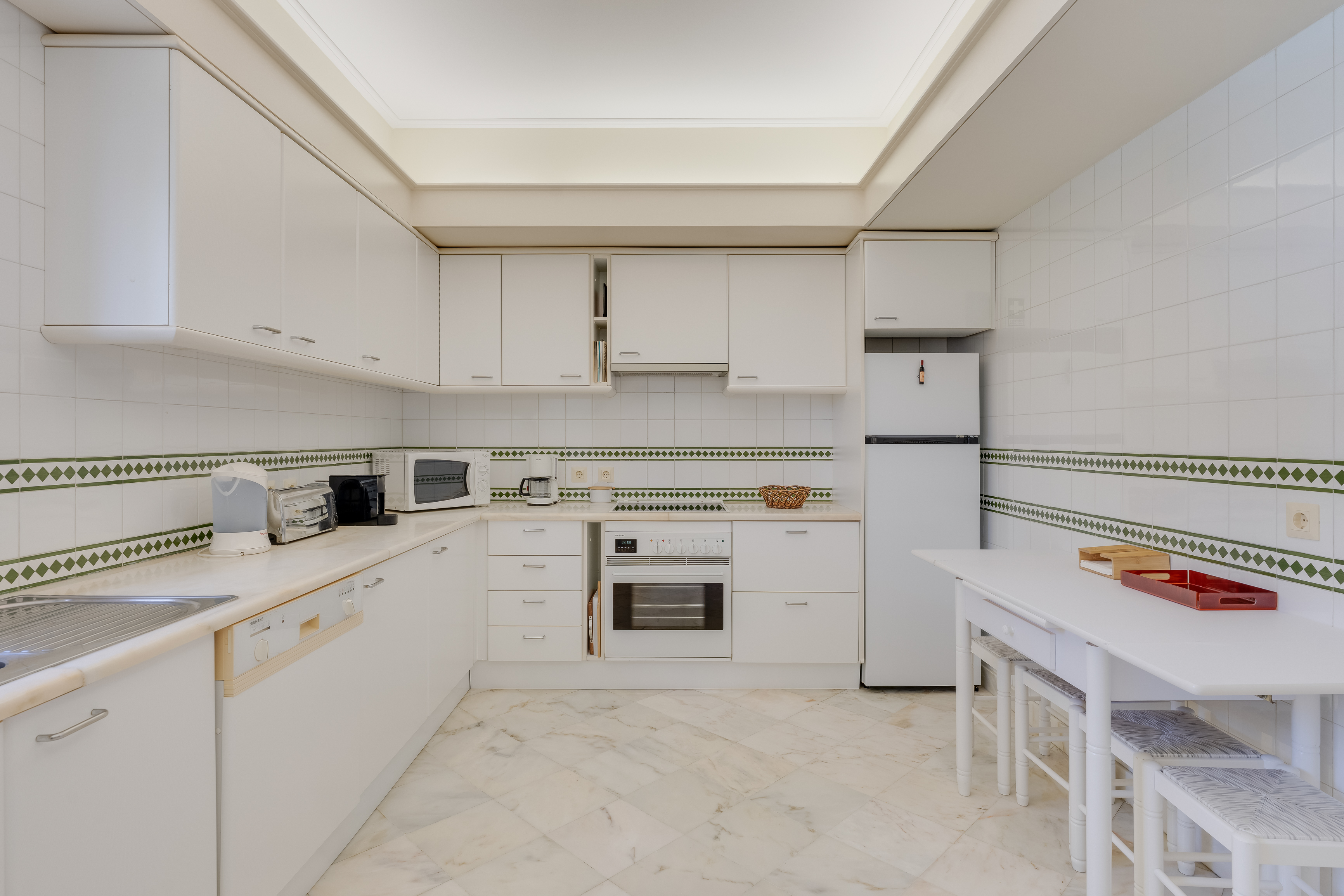 Cozinha vista frontal